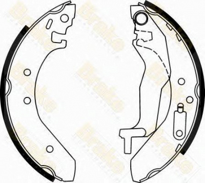 BRAKE ENGINEERING sh2246 -  Комплект тормозных колодок